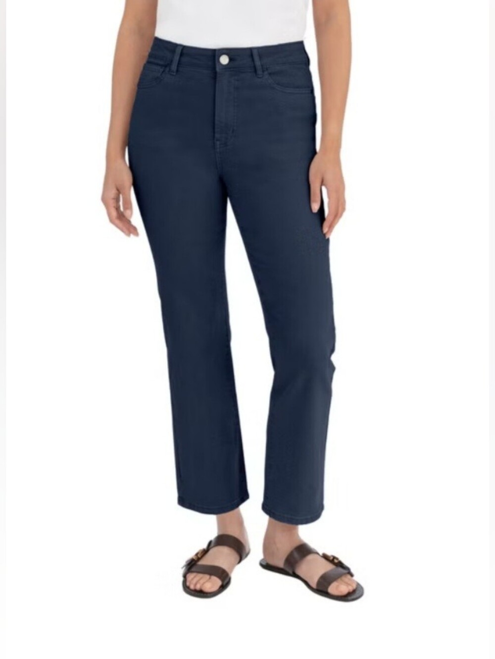 Blank NYC High Rise Straight Leg Pants